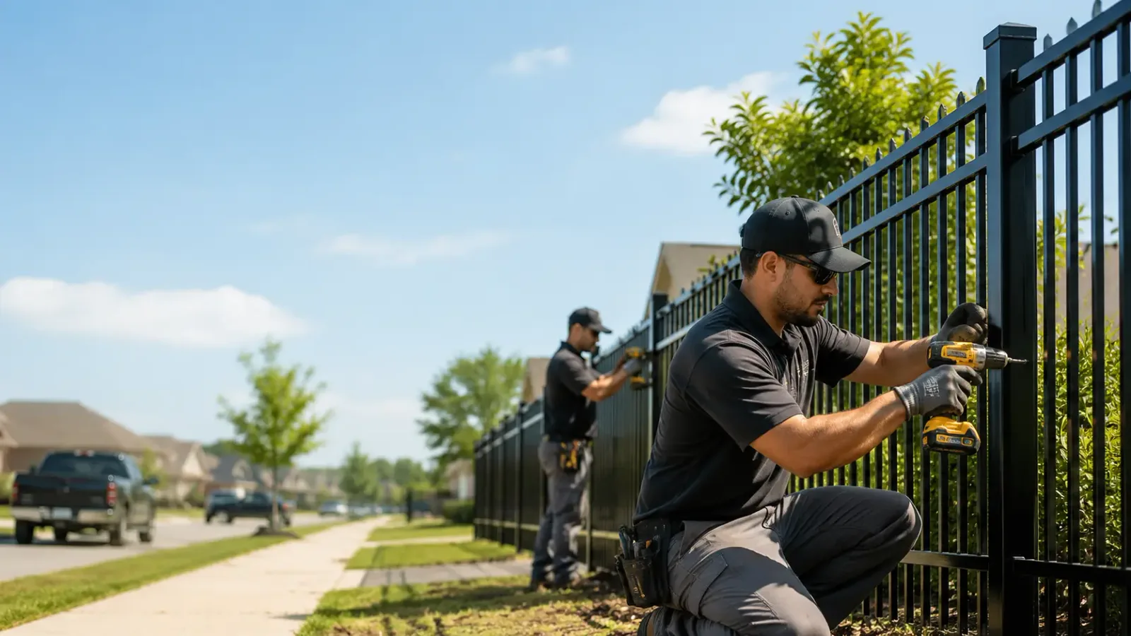 Metal Fence Installation in West Harwich, MA